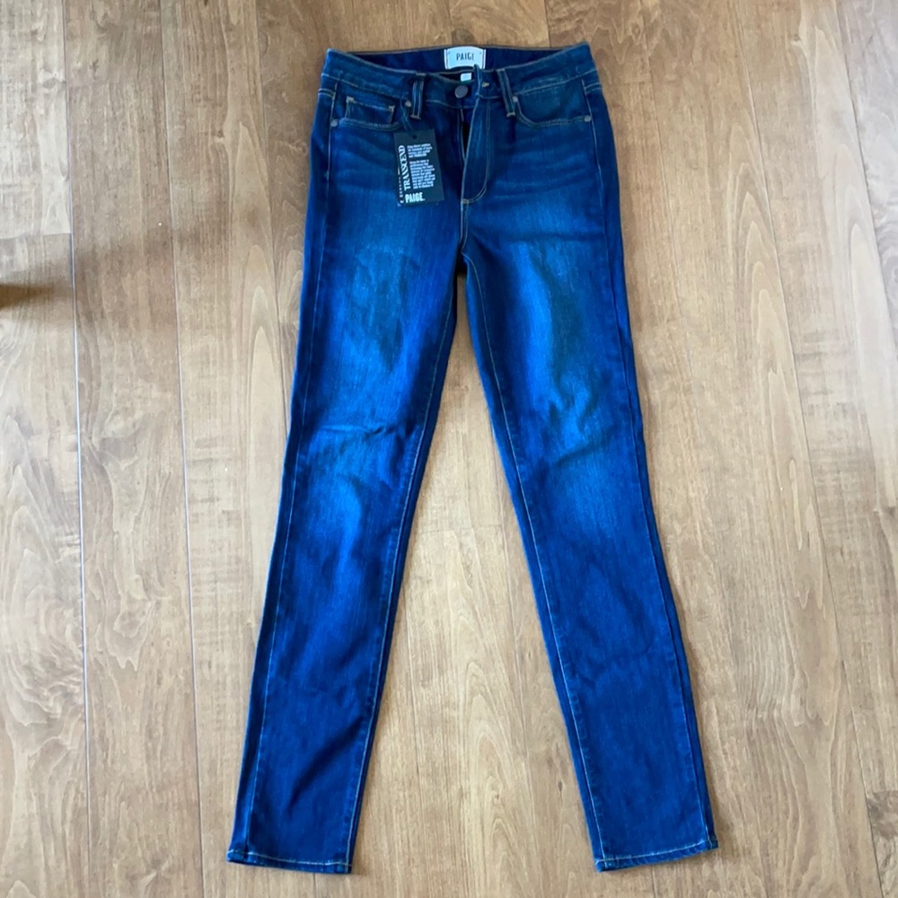PAIGE - HOXTON ANKLE PEG - High Rise Ankle Skinny